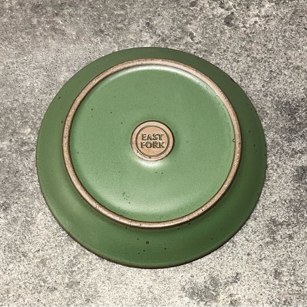 East Fork Green Ceramic Plate